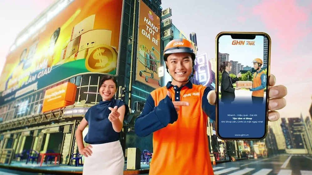 GHN Express — Brand hero TVC: 6M views, +8% brand consideration